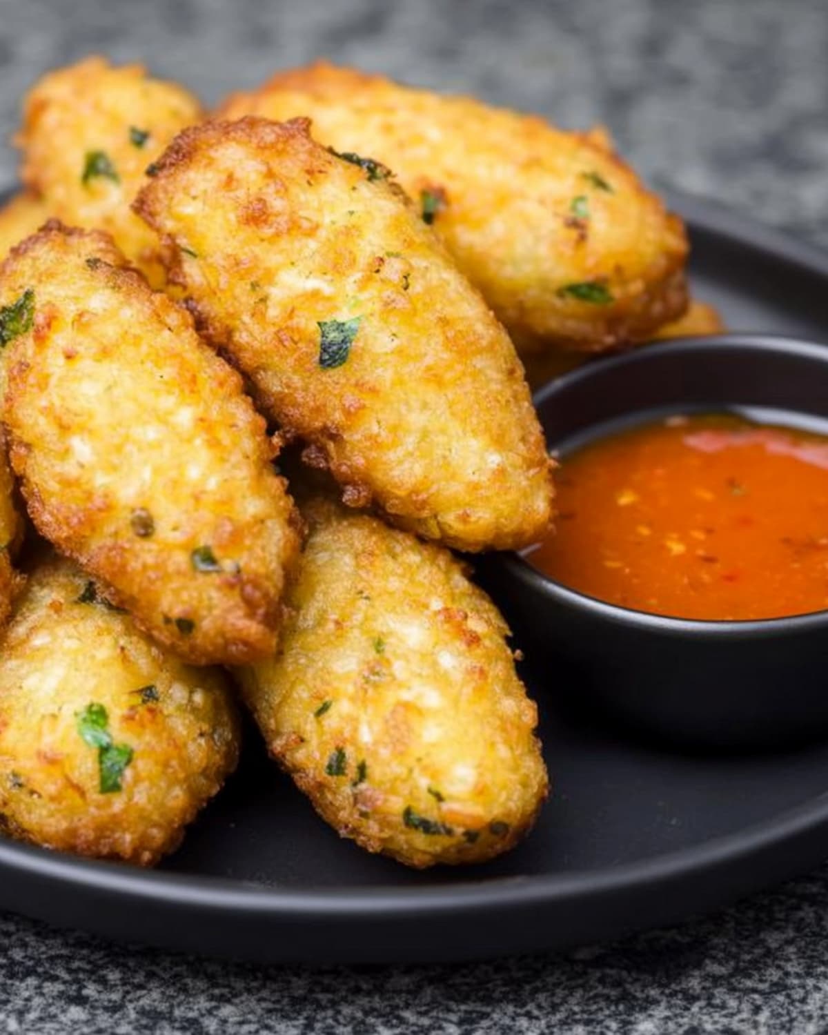 Bolinho de arroz na Airfryer Bolinho de arroz na Airfryer